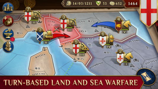 اسکرین شات 8 بازی Timelines: Medieval War TBS