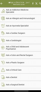 اسکرین شات 5 برنامه Ask A Doctor - 24x7