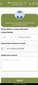 اسکرین شات 3 برنامه Ask A Doctor - 24x7