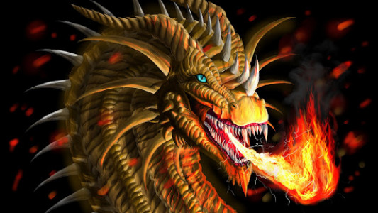 اسکرین شات برنامه Dragon Wallpaper HD 1