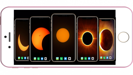 اسکرین شات برنامه Solar & Moon Eclipse WallpaperHD 1