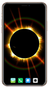 اسکرین شات برنامه Solar & Moon Eclipse WallpaperHD 5