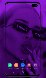 اسکرین شات برنامه Purple Wallpaper 4
