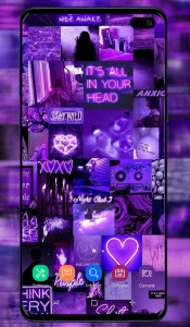 اسکرین شات برنامه Purple Wallpaper 3