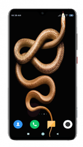 اسکرین شات برنامه Snake Wallpaper HD 5