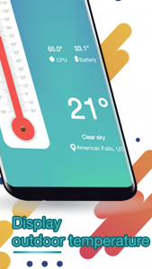 اسکرین شات برنامه Thermometer - Hygrometer 3