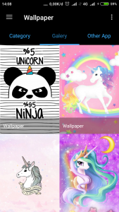 اسکرین شات برنامه Unicorn Wallpapers 8