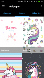 اسکرین شات برنامه Unicorn Wallpapers 7