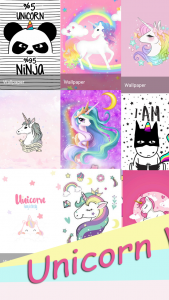 اسکرین شات برنامه Unicorn Wallpapers 1