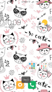 اسکرین شات برنامه Beautiful and cute cat wallpapers 2