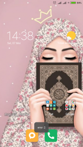 اسکرین شات برنامه Pink Muslimah Wallpapers HD 8