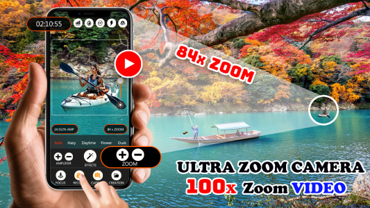 اسکرین شات 2 برنامه Ultra Zoom Camera 100x Zoom HD