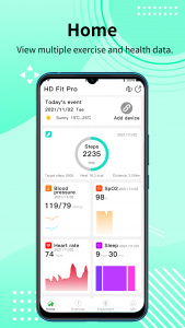 اسکرین شات برنامه HD Fit Pro 3