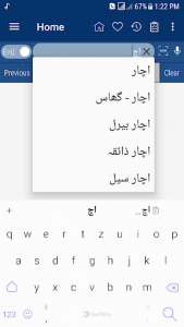 اسکرین شات برنامه English Urdu Dictionary 4
