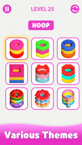 اسکرین شات 6 بازی Stacolor: Color Hoop Puzzle