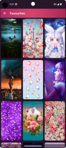 اسکرین شات 3 برنامه Girly Wallpapers for Girls