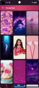 اسکرین شات 5 برنامه Girly Wallpapers for Girls
