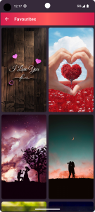 اسکرین شات 5 برنامه Love Wallpapers - HeartPixel