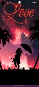 اسکرین شات 2 برنامه Love Wallpapers - HeartPixel
