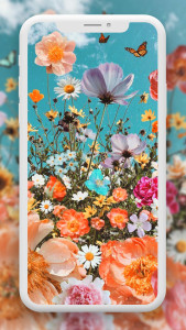 اسکرین شات برنامه Flower Wallpaper HD – 4k 7