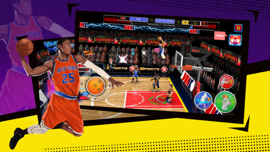 اسکرین شات بازی 2 VS 2 Basketball Sports 1