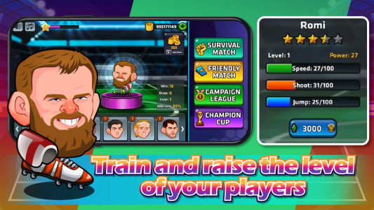 اسکرین شات بازی Head Soccer - Star League 3