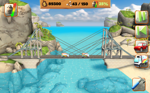 اسکرین شات بازی Bridge Constructor Playground 1