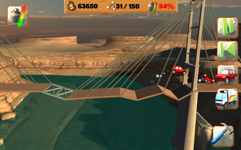 اسکرین شات بازی Bridge Constructor Playground 4