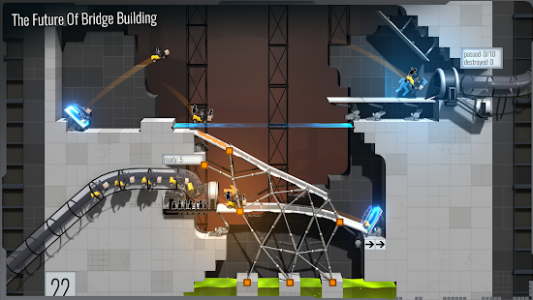 اسکرین شات بازی Bridge Constructor Portal 2