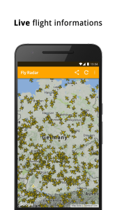 اسکرین شات برنامه Flight Radar: Flight Tracker 2