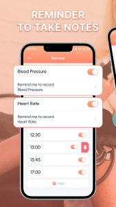 اسکرین شات 4 برنامه My Blood Pressure Tracker Log