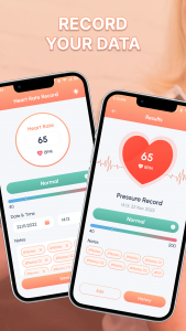 اسکرین شات 2 برنامه My Blood Pressure Tracker Log