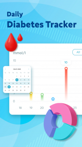 اسکرین شات برنامه Blood Sugar Log and BP Tracker 3