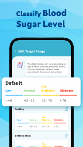 اسکرین شات برنامه Blood Sugar Log and BP Tracker 5