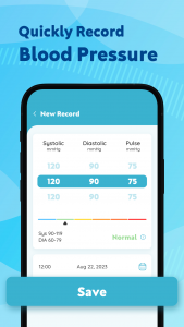 اسکرین شات برنامه Blood Sugar Log and BP Tracker 2