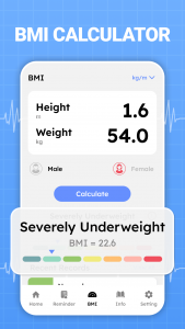 اسکرین شات برنامه Blood Pressure Monitor App 3