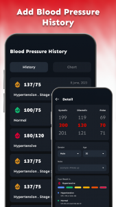 اسکرین شات برنامه Heart Rate Monitor: BP Tracker 5