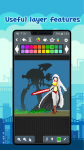 اسکرین شات برنامه Pixel Art paint Pro 5