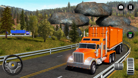 اسکرین شات بازی Heavy Cargo Truck Simulator 3D 5