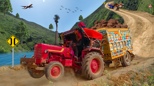 اسکرین شات برنامه Real Tractor Trolley Simulator 2