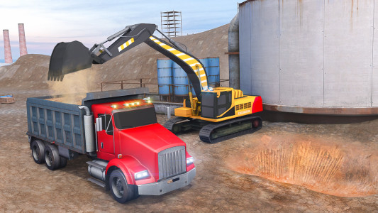 اسکرین شات بازی Excavator Crane Driving Sim 3