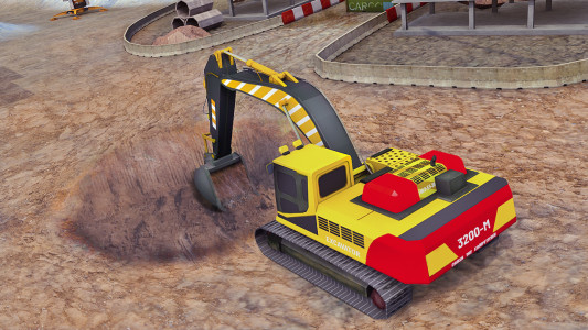 اسکرین شات بازی Excavator Crane Driving Sim 4