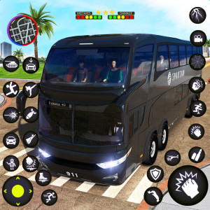 اسکرین شات بازی Real Bus Simulator : Bus Games 1