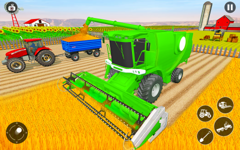 اسکرین شات برنامه Heavy Tractor Farming Games 4
