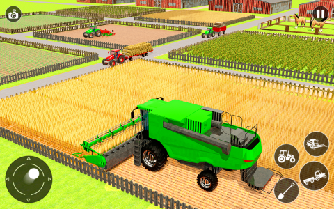 اسکرین شات برنامه Heavy Tractor Farming Games 3