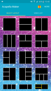اسکرین شات 1 برنامه Acapella Maker - Video Collage
