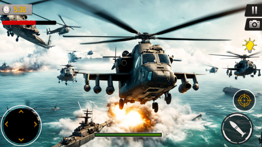 اسکرین شات بازی Gunship Battle Offline Game 1