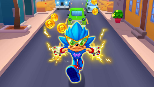اسکرین شات بازی Hedgehog 3D Blue Run 7