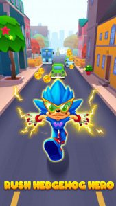 اسکرین شات بازی Hedgehog 3D Blue Run 3
