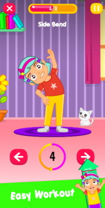 اسکرین شات 1 برنامه Grow Taller : Kids Workout